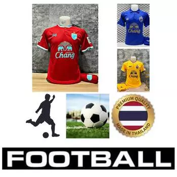 Футболка футбольная Таиландская футбольная нация с принтом «мандарин» унисекс для мужчин и женщин с коротким рукавом, быстросохнущая, с логотипом слона, спортивная S