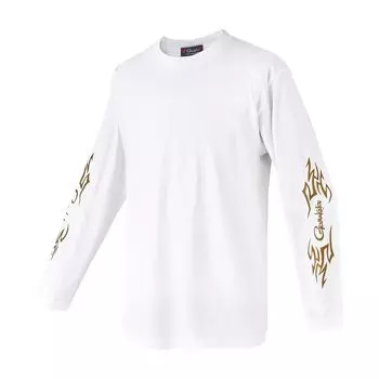 Футболка Gamakatsu G с длинным рукавом GM3720 Белая M