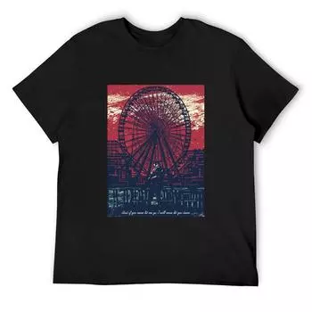 Футболка Gaslight Anthem Engine Vibrations для мальчика, свитшот с графическим принтом, винтажная графическая футболка, мужские футболки высшего качества S чёрный