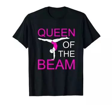 Футболка гимнастки Queen Beam чёрный