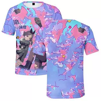 Футболка GIRLS BAND CRY Anime, летняя футболка с коротким рукавом, футболка с рисунком, топы для фитнеса XS