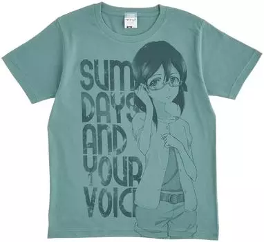 Футболка Glass Lip Sachi Nagamiya, размер Sage Blue:L