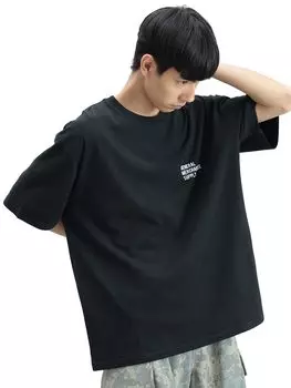 ФУТБОЛКА GMS НОВАЯ ЧЕРНАЯ S [Beams Heart] Футболка мужская из S/S чёрный