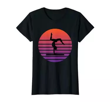 Футболка Great Balance Bream Retro Design Love Gymnastic чёрный