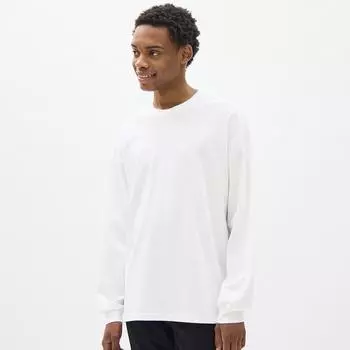 Футболка GU by Uniqlo Dry Punch с круглым вырезом и длинными рукавами