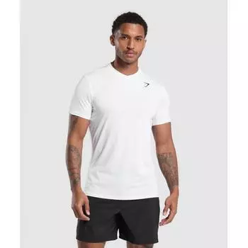 Футболка Gymshark ArriVal с V-образным вырезом белая A7a3r Wb57 XXL