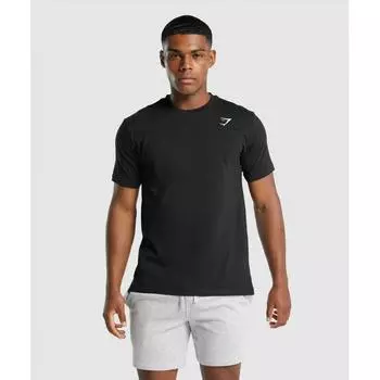 Футболка GYMSHARK Crest, черная A1A3J BBBB XS