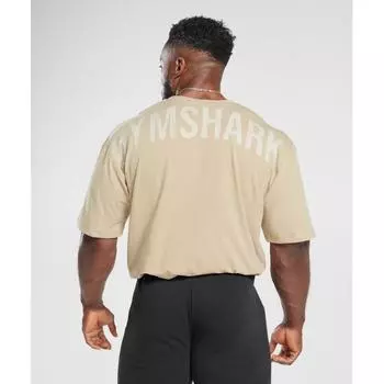 Футболка GYMSHARK Power Бежевая пустыня A4A9Q NBZJ XS