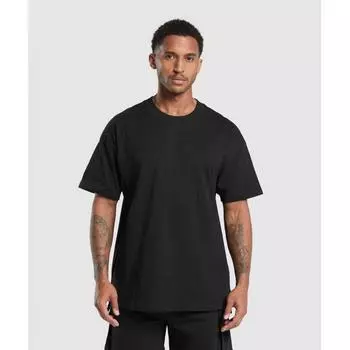 Футболка GYMSHARK Rest Day Essentials, черная A3A8P BB2J XS