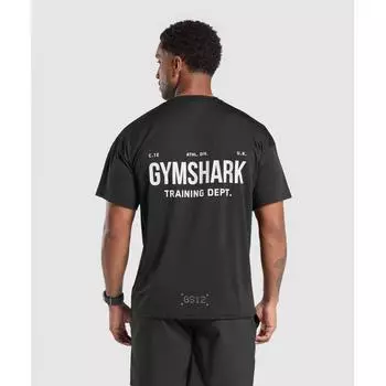 Футболка GYMSHARK Training Department Performance, черная A6A7D BB2J