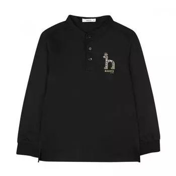 Футболка Haggis Kids Henry Neck T shirT huf11Tp04m Bk 100