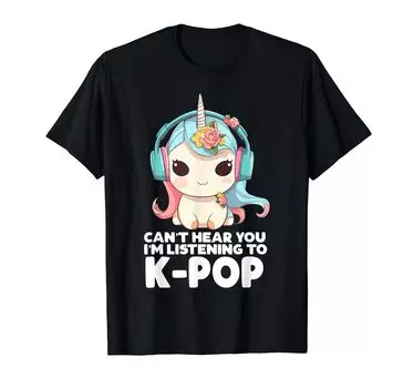Футболка Hear You Listening Goods Unicorn Can t I m K-Pop
