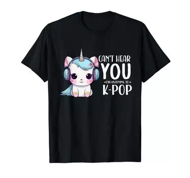 Футболка Hear You Listening Goods Unicorn Can t I m K-Pop