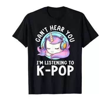 Футболка Hear You Listening Goods Unicorn Can t I m K-Pop