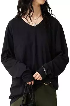 Футболка Heat Long LXL 05 Multi Black [antiqua] +4.5 с V-образным вырезом для женщин ZS-00017