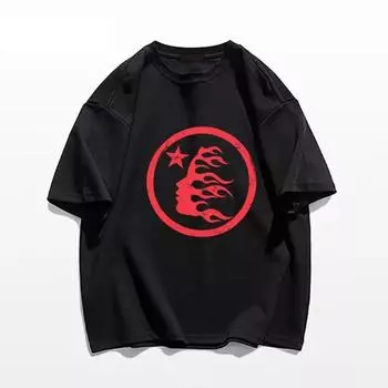 Футболка Hellster Rapper Wash Grey Heavy Craft Unisex с коротким рукавом, мужская и женская, топ, уличная мода, ретро-футболка Hell S бежевый