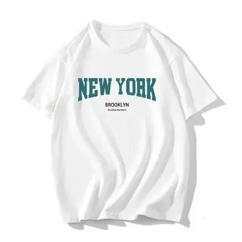 Футболка Hirsionsan с готической надписью, женская летняя свободная повседневная женская одежда, элегантные женские топы из хлопка с круглым вырезом Y2k S