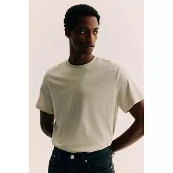 Футболка HM COOLMAX Regular Fit, бежевая XS