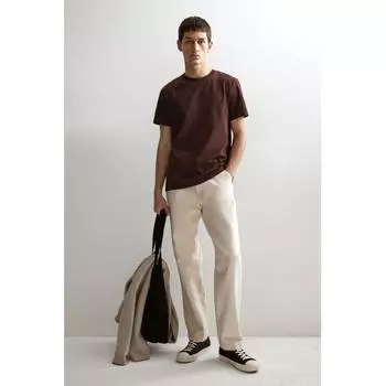 Футболка HM COOLMAX Regular Fit Темно-коричневая