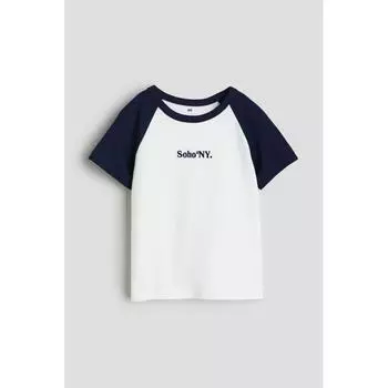 Футболка HM Design Raglan Темно-синяя SoHo NY