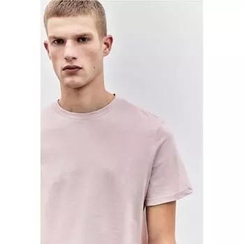 Футболка HM Regular Fit, розовая XS