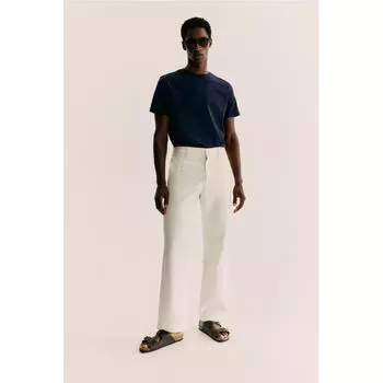 Футболка HM slim fit темно-синего цвета XS