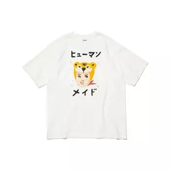 Футболка Human Made Keiko Sootome #8, белая уличная одежда унисекс XX25TE006 XL