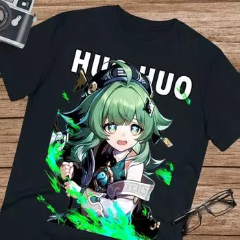 Футболка Huohuo Honkai Star Rail Fan Unisex Ultra Cotton Tee S чёрный