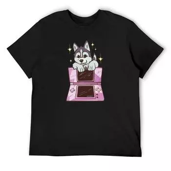 Футболка Husky Nintendog, летняя, быстросохнущая, мужская, для тренировок S белый