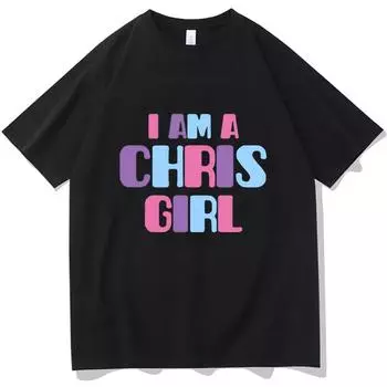 Футболка I m A Chris Girl Sturniolo Triples, мужские и женские топы в стиле Харадзюку, футболки, повседневная модная уличная футболка, одежда, футболки с короткими рукавами S