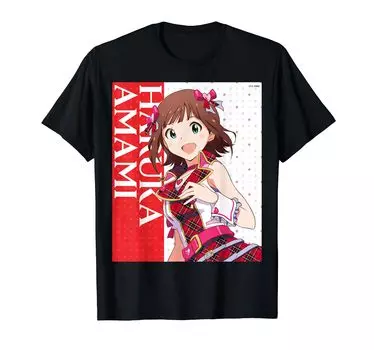 Футболка IDOLM@STER Харука Амами «Одна для всех» чёрный