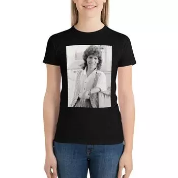 Футболка Island Shrimp 3, эстетическая одежда, смешная футболка с коротким рукавом, женская одежда M чёрный