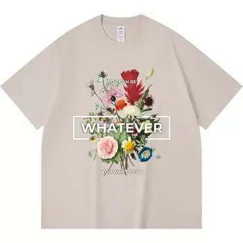 Футболка из 100% хлопка плотностью 230 г/м2 с любым принтом, забавная футболка в стиле Харадзюку из чесаного хлопка XS абрикосовый