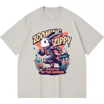 Футболка из 100% хлопка плотностью 230 г/м2 с принтом Speedster of the Garden, забавная футболка из чесаного хлопка в стиле Харадзюку XS абрикосовый