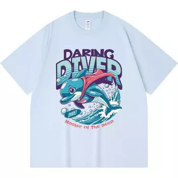 Футболка из 100% хлопка плотностью 230 г/м2, футболки с глубоким принтом, забавная футболка из чесаного хлопка в стиле Харадзюку XS абрикосовый