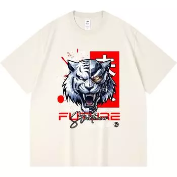 Футболка из 100% хлопка плотностью 230 г/м2, футболки с принтом в стиле «Фьючерс», забавная футболка из чесаного хлопка в стиле «Харадзюку» XS абрикосовый