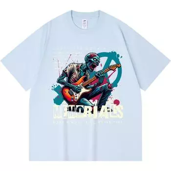 Футболка из 100% хлопка плотностью 230 г/м2 с принтом «Памятники» Футболка с забавным принтом в стиле Харадзюку из чесаного хлопка XS абрикосовый