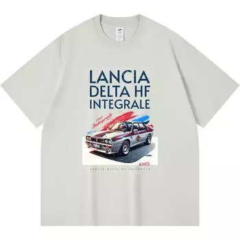 Футболка из 100% хлопка плотностью 230 г/м2 с принтом ретро-рейтинга Delta Rally, забавная футболка из чесаного хлопка в стиле Харадзюку XS абрикосовый