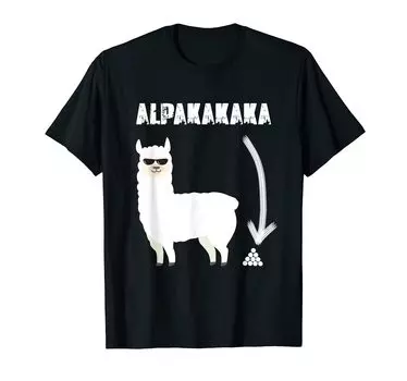 Футболка из альпаки и ламы из альпаки