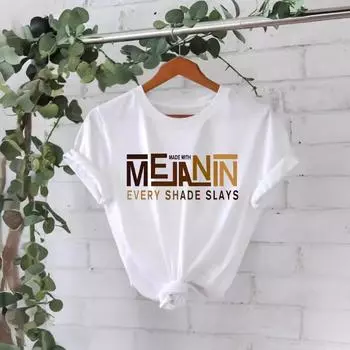 Футболка из чистого хлопка с буквенным принтом, летние футболки с короткими рукавами и круглым вырезом, женская S белый