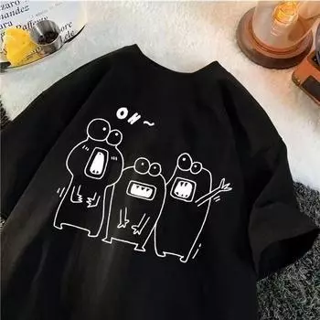 Футболка из хлопка с короткими рукавами для женщин с такими же верхними частями, летняя повседневная рубашка с короткими рукавами XS