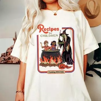 Футболка из хлопка «Сатана-демон», футболка в стиле ретро «Дьявол», 2024, женская классическая футболка с рисунком ужасов, большая повседневная белая футболка в стиле Харадзюку S