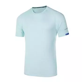 Футболка из искусственного шелка, мужская, отводящая пот, дышащая, спортивная, повседневная, с круглым вырезом, быстросохнущая, мужская, для фитнеса, бега, с короткими рукавами 8XL белый