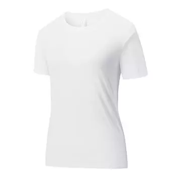 Футболка из ледяного шелка, летняя быстросохнущая одежда, женская свободная повседневная футболка с коротким рукавом и круглым вырезом XXXXL белый