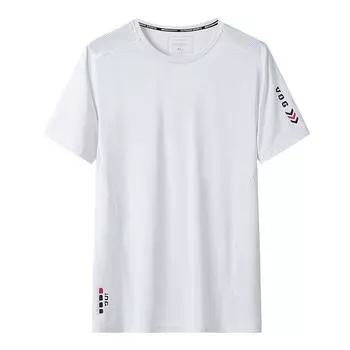 Футболка из ледяного шелка, мужская майка с круглым вырезом, свободная летняя тонкая футболка с короткими рукавами и круглым вырезом, сплошной цвет 3XL чёрный