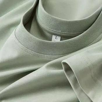 Футболка из мягкого хлопка с короткими рукавами и круглым вырезом, жидкий аммиак, 60 шт., длинноволокнистый хлопок, однотонная, синяя, мужская одежда, повседневная, Ice Silk, прилив 3XL