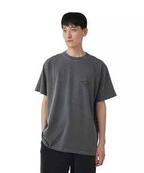 Футболка из переработанного крашеного хлопка SPC размер XL CHARCOAL Festival Camping Outdoor [Snow Peak] Футболка TS-25SU202 древесный уголь