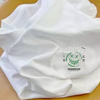 Футболка из плотного хлопка из чистого хлопка с короткими рукавами. Мужская летняя свободная повседневная мужская рубашка с открытыми плечами. Футболка с половиной рукавов. S