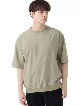 Футболка из полиэстера Toro с коротким рукавом, бежевая, M [Beams Heart], футболка из материала S/S, мужская бежевый