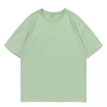 Футболка из высококачественного гребенного хлопка плотностью 240 г с открытыми плечами — 13 цветов, короткий рукав, круглый вырез, идеально подходит для школьной формы или рабочей одежды. L